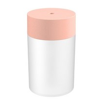 공기청정기 소형 대형 환기 원룸 사무실 가정용 260ml Air Humidifier Purifier With LED Lamp Silent Arom, 01 Pink