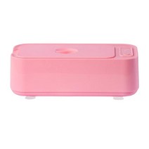 GHSHOP 초음파 보석 청소기 보석 안경 시계 면도기 헤드 청소를위한 휴대용 전문 초음파 청소기, 분홍색