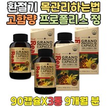 환절기 목관리 프로폴리스 복용법 플라보노이드 캡슐 목칼칼할때 입안이헐었을때 항산화 식품 대용량 패밀리 온가족 엄마 아빠 아기엄마 영양제 수험생 청소년 공시생 PROPOLIS