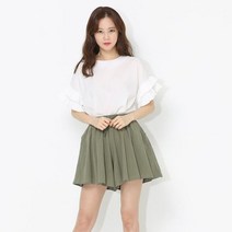 잇백잇슈 면혼방린넨큐롯팬츠 여름치마반바지 코튼 리넨 데일리