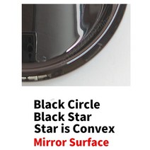휠캡 휠커버 3D 미러 그릴 배지 전면 W204 엠블럼 W205 W212 W213 W176 W246 W177 A B C E G 클래스 ML CLA GLA GLC GLE C117 D, 104.Star Convex Black - A-W177