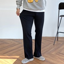 간빠레 밴딩 일자 롱 플리츠 와이드팬츠