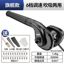 낙엽 청소기 마당청소기 송풍기 전기 송풍기 송풍기 집진기 진공 청소기 송풍기 토너 카트리지 분말 도구 복사기 컴퓨터 수리, 플래그십 모델 2000w 불고 빨아 이중 사용 액