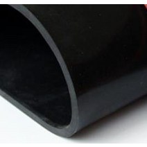 고무발포보온재 단열 시트 가교 레드블랙 실리콘 250 x 250mm, 검은색, 0.5mm