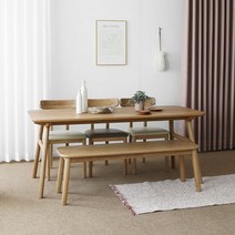 [오크] O2형 식탁/테이블 세트 화이트오크 1800, 단품