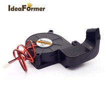 MK10 5015 송풍기 터보 팬 에어 가이드 덕트 장착 브래킷 DC 12V/24V 3D 프린터 부품 용 2 핀 케이블 포함 1 세트, 01 12V