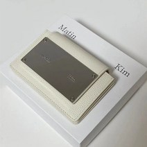 실버 클래식 matin kim 카드 지갑 반지갑