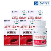 종근당건강 슈퍼 밀크씨슬 칸 피로개선 간영양제 4중복합 간건강 실리마린, 60정, 4개