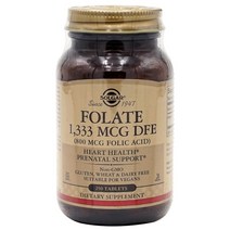 솔가 엽산 folate Folic Acid 폴릭 에시드 800mcg 250정, 250타블렛