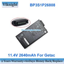 호환 노트북배터리Getac F110 G6 시리즈 용 새로운 11.4V 2640mAh 30.1Wh 노트북 소형 이온 배터리 BP3S1P, 01 Bla도구