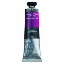 시넬리에 최고급유화물감 S6 347 AlizarinBlueLake, 40ml, 1색