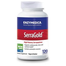 Enzymedica SerraGold Serrapeptase Enzymes 세라골드 세라펩타제 엔자임 120정