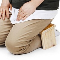 명상 기도의자 무릎보호 종교용품 묵상용, 공통, 무인쇄기도의자