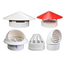 환기팬 덕트 배기휀 화장실환풍기 천장 시스템 하드웨어 pvc 지붕 공기 그릴 라운드 커버 weatherproof vent cap wall, f-50mm