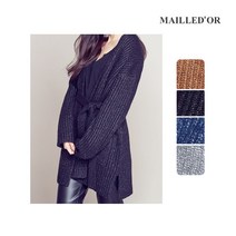 [마예도르] [홈쇼핑인기] 이태리 팬시얀 메탈 니트코트 1종