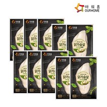 아워홈 손수 부드럽고 연한 닭가슴살 130g, 10개