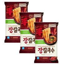 풀무원 강원도식 장칼국수 [2인분(439g)x3봉] 얼큰한국물 쫄깃함 진한국물 존맛탱 한끼대용, 27세트