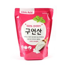 100% 프리미엄 감동 구연산 2kg 소독 세정 얼룩제거, 감동 구연산2kg