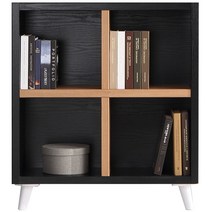 리피트리 뉴라인 35T 와이드 2단 책장, 라이트그레이 크림