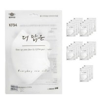 더맑은프리미엄황사방역마스크(KF94)(대형)(흰색), 100개