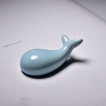 서예 도구 문진 세트 용품 귀엽고 창의적인 세라믹 돌고래 통치자 연구 펜 랙 쌀 종이에, 1 스틱