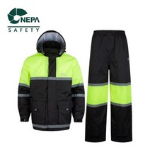 도매마트 네파 방수 메쉬 다용도 포켓 작업 우의 우비 7HEEB94