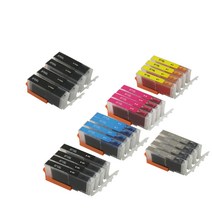 캐논 TS8090 MG7790용 PGI-970 CLI-971 대용량 XL 호환 카트리지, 24개 구성 (6카트리지 4세트)