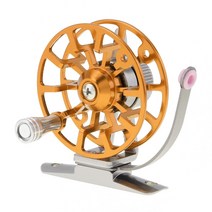 풀 메탈 초경량 이전 얼음 낚시 릴 플라이 낚시 휠 바다/강 fshing에 대한 알루미늄 합금 지원 왼손, 금