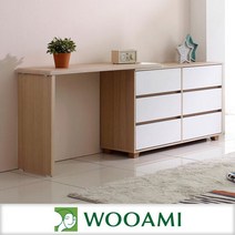 디디에 와이드 콘솔세트, 색상:오크