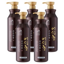 모근장생 어성초 샴푸 1000ml x 5개 대용량 탈모완화 기능성 두피 약산성 비듬 천연