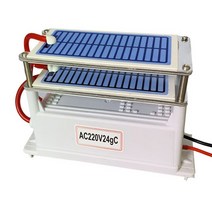 공기 청정기 오존 발생기 220v 휴대용 ozonizador 공기 청정기 ozonizer 홈 ozonator diy o3 ozono long life, 24g
