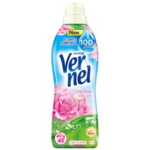 버넬 섬유유연제 와일드로즈 본품, 1L, 1개