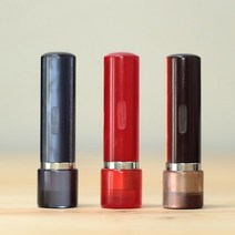 만년도장 14mm 아크릴5푼검정 한글고인체, 한글전서체