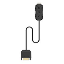 쿨러팬 냉각팬 ARGB 컨트롤러 5V 3Pin Aura RGB 12V 4pin 플라스틱 몰 렉스 전원 공급 장치 라이트 스트라이프 리모컨, [01] RGB