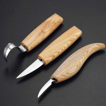 우드 카빙 조각 칼 3종 세트 diy 목공 재료 입문자 나이프 키트 끌 목각 집콕 취미, 우드카빙3종세트