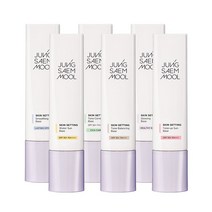 정샘물 스킨 세팅 베이스 6종 (톤 보정 홍조 톤업 선 글로우 SPF50+ / PA+++), 01. 스킨 세팅 톤 코렉팅 베이스
