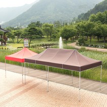 프리폼 프리미엄 대형 고급 함마톤 알루미늄골조 천막 3x6 방수천막, 1개, P천막 3X6 레드