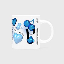 아트박스/어프어프 HOLOGRAM BLUE FACO WORLD(머그컵), 머그컵