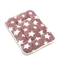 msS_강아지방석 쿠션 애견 고양이 강아지 유모차 방석 개모차 집 개 매트 패드 부드러운 플란넬 부드러운 양털 스타 패턴 담요 홈 러그 따뜻한 수면 커버--msS, a, 30x40cm