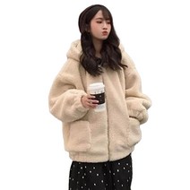 뽀글이 후드집업 점퍼 여성 여자 잠바 자켓 패딩