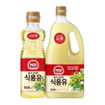 엄마손맛 집반찬 해표 [기획] 콩기름1.8L+900ml 집반찬 자취 식자재 대용량 1세트, 2세트