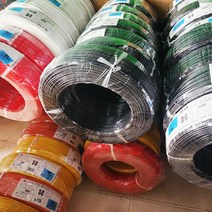 UL1015 AWG10 1M 절단(색상선택) /600V-105도/ 리드와이어/전선케이블, 녹/황(GN/YL)