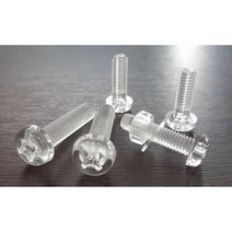 플라스틱 수지볼트 PC 둥근머리 M3x5mm(500개) 외 사이즈선택