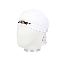 [호비바이크] 호비 자전거 두건 자외선차단 펀키어두건, 사이즈:메탈화이트-이마둘레 58이상