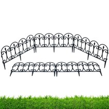 담벼락 담장가림막 펜스 당장 울타리 장식용 정원 테두리 경로 플라스틱 잔디 피켓 펜싱 식물, 1.1