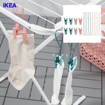이케아 고리 빨래 집게 고정집게 빨래건조집게 이케아 빨래집게 8p 미니빨래집게 플라스틱빨래집게