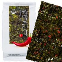 불땡초맛김 6g x 24봉 저염 매운김 도시락김 시즈닝 김 명절 선물세트