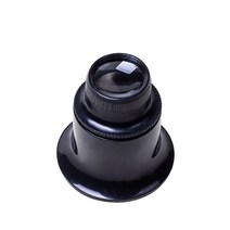 루페 루뻬20X 보석상 시계 도구 돋보기 단안 루페 렌즈 눈 수리 키트, 01 Black