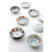 고이마리 일본접시 찬기그릇 일식 로코코 매화꽃 브런치 이자카야 도자기 반찬 단품 대량구매, D, 접시