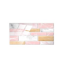 모자이크 엠보싱 타일 스티커 주방 욕실 벽 데칼 방수 모조 아트 벽화 벽지 20x10cm, 01 A